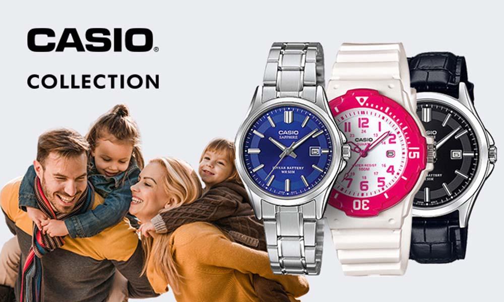 Мужские классические и спортивные часы CASIO COLLECTION MEN на стальных браслетах и ремешках из кожи и полимера, аналоговые и цифровые.