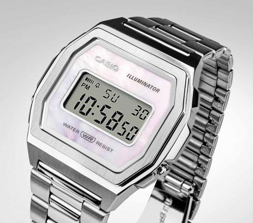 Специальная конструкция браслета часов VINTAGE A1000D-7EF не сжимает запястье и обеспечивает комфорт и удобство.