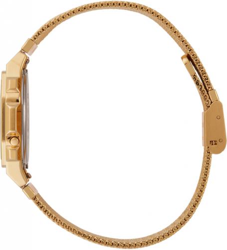 Винтажные фэшн часы CASIO VINTAGE A1000MG-9EF выпущены в тонком стальном позолоченном корпусе, толщиной 7,3 мм.