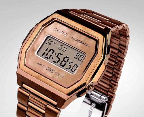 Специальная конструкция браслета часов VINTAGE A1000RG-5EF не сжимает запястье и обеспечивает комфорт и удобство.