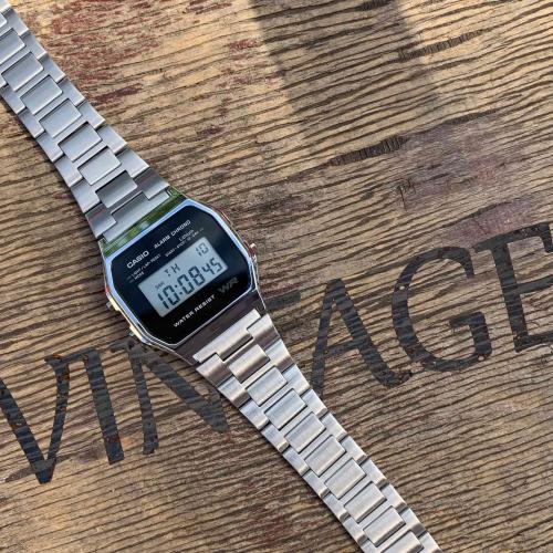 Ретро часы CASIO VINTAGE A158WEA-1EF воплощают концептуальные особенности неустаревающей винтажной классики.