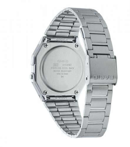 Регулируемая застежка часов CASIO VINTAGE A158WEA-9EF позволяет отрегулировать размер браслета согласно обхвату запястья.