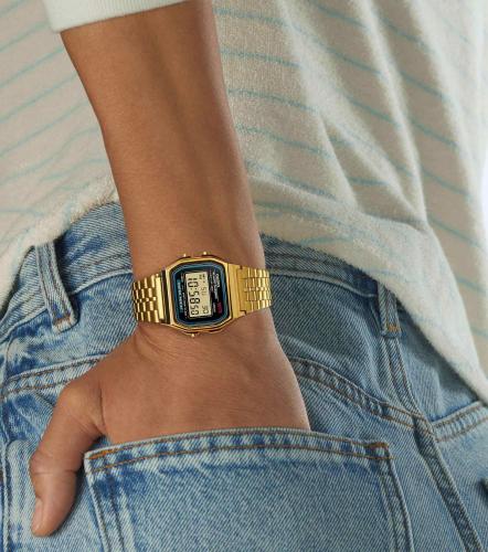 Цифровые часы CASIO VINTAGE A159WGEA-1EF являются типичным представителем популярного сегодня стиля – унисекс. 