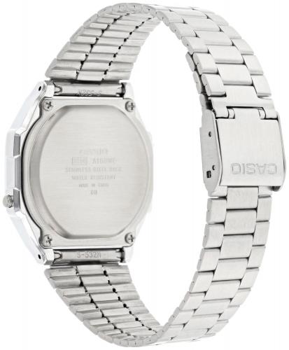 Регулируемая застежка часов CASIO VINTAGE A168WEM-1EF позволяет отрегулировать размер браслета согласно обхвату запястья.
