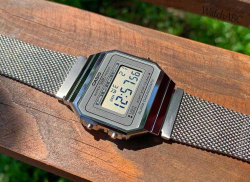 Винтажные часы CASIO A700WEM-7AEF выпущены в супертонком эргономичном корпусе, толщиной всего 6 мм.