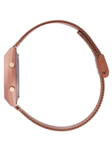 Позолоченный миланский браслет часов CASIO B640WC-5AEF из нержавеющей стали IP rose gold с регулируемой застежкой.