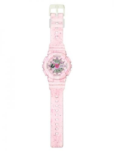 Женские часы CASIO BABY-G BA-110PI-4AER розового цвета популярного мороженного - клубничное.