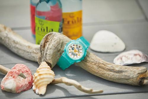Часы CASIO BABY-G BA-110SC-2AER выпущены в рамках водозащищенной серии с ярким дизайнами «Sea Glass Colors».