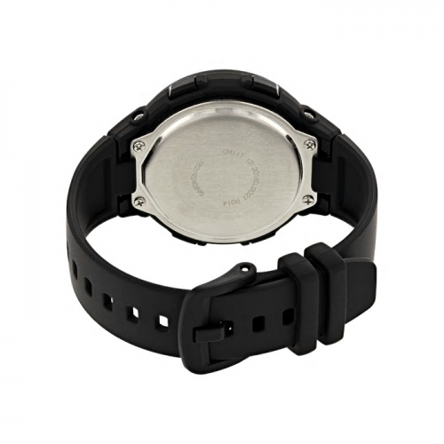 Застежка часов CASIO BABY-G BSA-B100-1AER из черного полимерного материала с комфортной и надежной фиксацией.