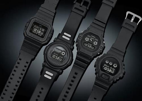 Серия часов G-SHOCK «Classic Basic Black» характеризуется минималистическим дизайном в концепте черного цвета.
