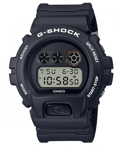 Лимитированные противоударные часы CASIO G-SHOCK DW-6900PF-1ER «PLACES + FACES» с черным тканевым ремешком, EL, wr200m.