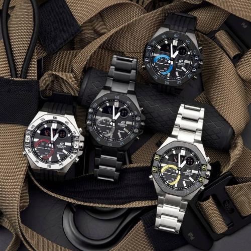 Серия высококачественных хронографов CASIO EDIFICE ECB-10 вдохновленных миром неудержимой скорости автоспорта.