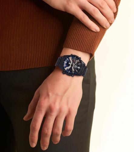 Высокотехнологичные часы CASIO EDIFICE ECB-S100DC-2AEF выполнены с динамичным дизайном в стиле элитных спорткаров.