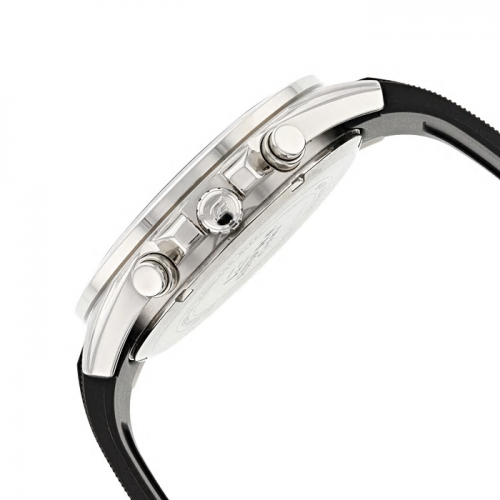 Часы CASIO EDIFICE EFV-550P-1AVUEF имеют корпус из нержавеющей стали с черным безелем и светонакопители на стрелках.