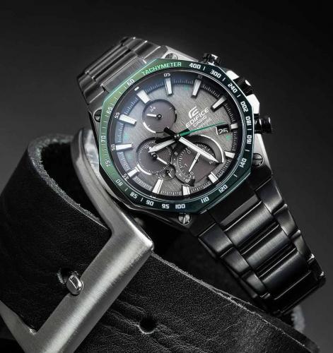 Система питания Tough Solar (Solar Powered) позволяет заряжать часы EQB-1100XDC-1AER даже при низком уровне освещения.