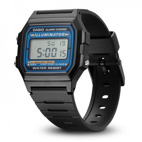 Практически невесомые часы CASIO F-105W-1AWYEF с простым и незамысловатым дизайном, пришедшие к нам из 80-х годов.
