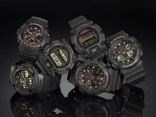 Часы серии «GBX Black & Gold/Rose Gold» - дань уважения классическим часам G-Shock прошлого, придающая им современный вид.