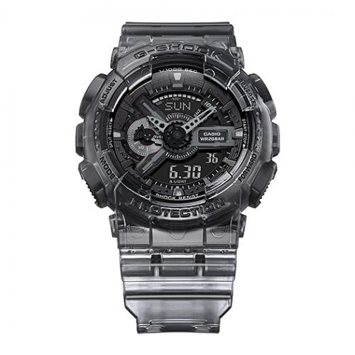 Часы CASIO G-SHOCK GA-110SKE-8AER Скелетон полностью защищены от воздействия внешнего магнитного поля.