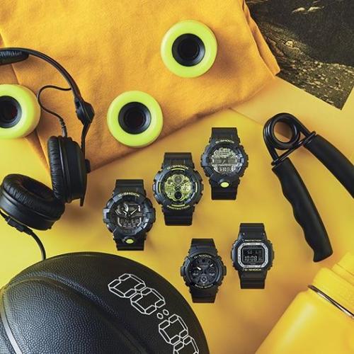 Серия часов G-SHOCK «Digital Camouflage» представлена пятью моделями с узорами цифрового камуфляжа на циферблате.