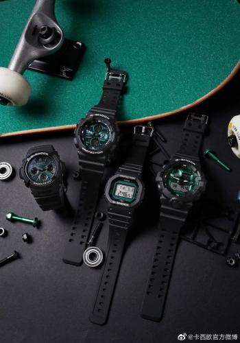 Серия спортивных часов G-SHOCK Midnight Green MG выполнена в неформальных зеленых оттенках палитры милитари стиля.