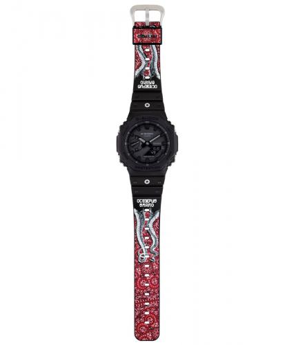 Карбоновые часы GA-2100OCT-1A1ER Limited Edition созданы совместно с итальянским брендом уличной одежды Octopus.