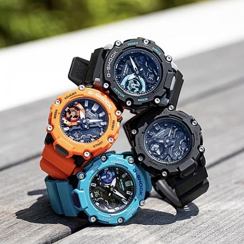 Серия карбоновых часов CASIO G-SHOCK GA-2200 Outdoor Utility: GA-2200M-4AER, GA-2200-2AER, GA-2200M-1AER, GA-2200BB-1AER.