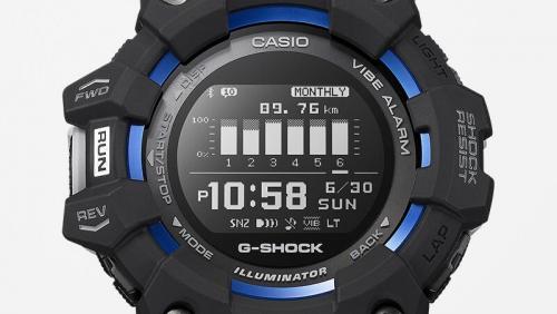 Инверсный MIP (Memory In Pixel) LCD часов GBD-100-1A7ER обладает четкостью и контрастностью, экономит заряд батареи.