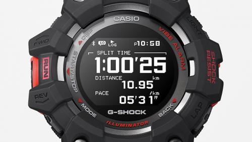 Инверсный MIP (Memory In Pixel) LCD часов GBD-100-1ER обладает четкостью и контрастностью, экономит заряд батареи.