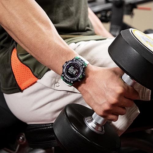 Ударопрочные фитнес-часы CASIO G-SHOCK GBD-100SM-1A7ER позволяют просматривать прогресс тренировочных циклов.