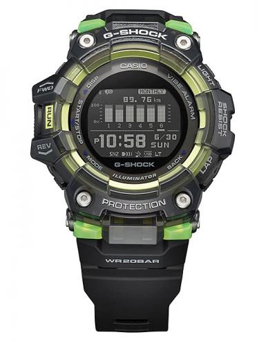Фитнес-часы CASIO G-SHOCK GBD-100SM-1ER с акселерометром и связью со смартфоном посредством Bluetooth-соединения.