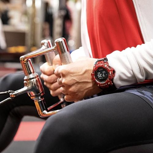 Фитнес-часы GBD-100SM-4A1ER позволяют устанавливать личные тренировочные цели для поддержания здорового образа жизни.