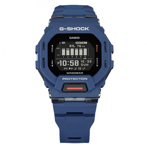 Фитнес часы CASIO GBD-200-2ER - первая модель G-SQUAD в квадратном корпусе с культовым восьмиугольным безелем.