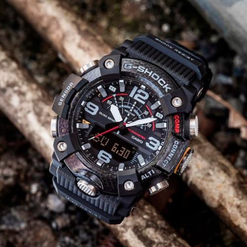 Грязезащищенные часы CASIO G-SHOCK GG-B100-1AER способны выдерживать суровые условия окружающей среды.