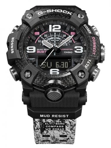 Часы G-SHOCK GG-B100BTN-1AER Fourth Limited Edition Mudmaster в сотрудничестве с сноубордистской компанией BURTON.