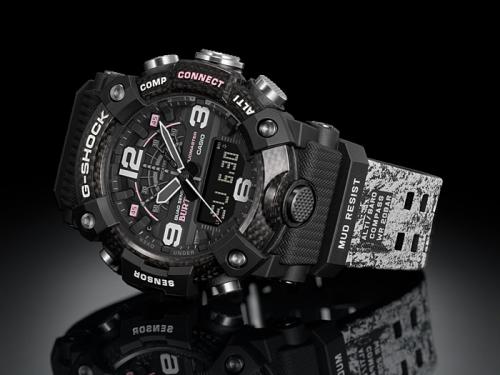 Часы CASIO G-SHOCK GG-B100BTN-1AER MUDMASTER с Bluetooth и четырьмя мультифункциональными датчиками.