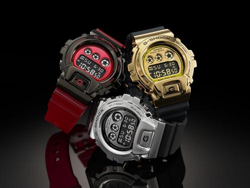 Серия часов G-SHOCK GM-6900 со стальной накладкой на корпусе посвящена 25-летнему юбилею трехглазой серии DW-6900.