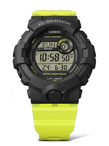 Часы G-SHOCK GMD-B800SC-1BER оснащены многосегментным цифровым дисплеем для улучшения читаемости.