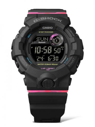 Часы G-SHOCK GMD-B800SC-1ER оснащены многосегментным инверсным цифровым дисплеем для улучшения читаемости.