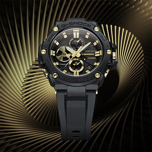 Bluetooth Smartphone Link обеспечивает владельца часов G-SHOCK GST-B100GC-1AER современными возможностями.
