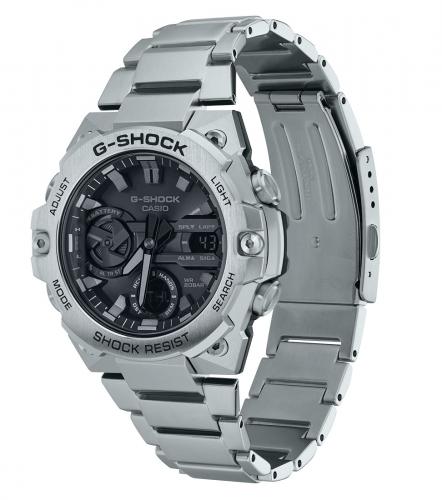 Часы G-SHOCK GST-B400D-1AER с повышенной энергоэффективностью: оптимизированный двухстрелочный модуль и Bluetooth.
