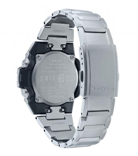 Тонкий корпус часов G-SHOCK GST-B400D-1AER изготовлен по технологии Carbon Core Guard из углеродного волокна.