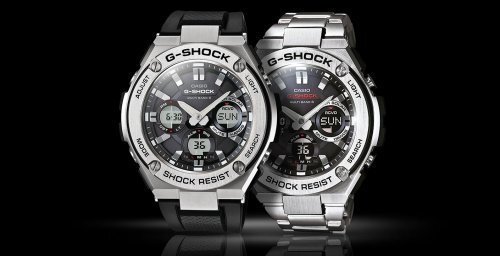 Серия часов CASIO G-SHOCK GST-W110 коллекции G-STEEL известна своим стальным безелем и стильным дизайном.