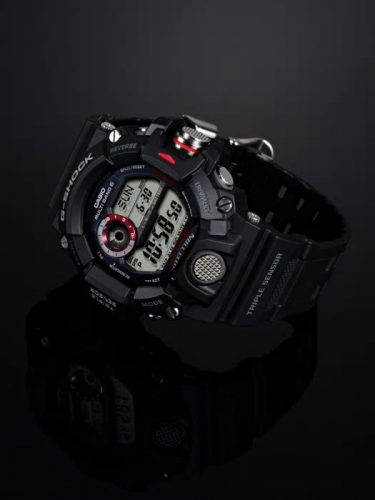 Ударопрочные часы G-SHOCK GW-9400-1ER Rangeman разработаны для использования в самых экстремальных условиях.