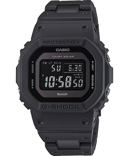 Противоударные часы CASIO G-SHOCK GW-B5600BC-1BER Stealth композитный ремень, Bluetooth, Wave Ceptor, Solar, digi, wr200m.
