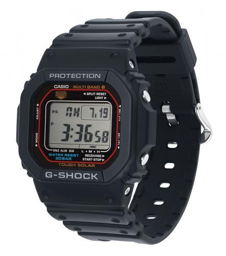 Часы G-SHOCK GW-M5610U-1ER с новым модулем 3495 получили полностью автоматическую светодиодную подсветку.