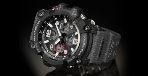В часах G-SHOCK GWG-100-1A8ER встроены технологии солнечного питания Tough Solar и радиосинхронизации времени WAVE CEPTOR.