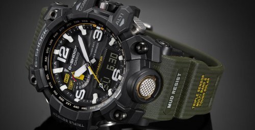 В часах G-SHOCK GWG-1000-1A3ER встроены технологии солнечного питания Tough Solar и радиосинхронизации времени WAVE CEPTOR.