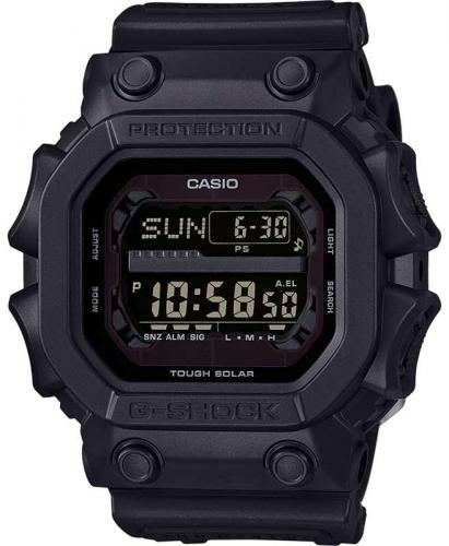Крупные прямоугольные грязезащищенные часы CASIO G-SHOCK GX-56BB-1ER King Stealth с солнечной батареей, ударопрочные, digi.