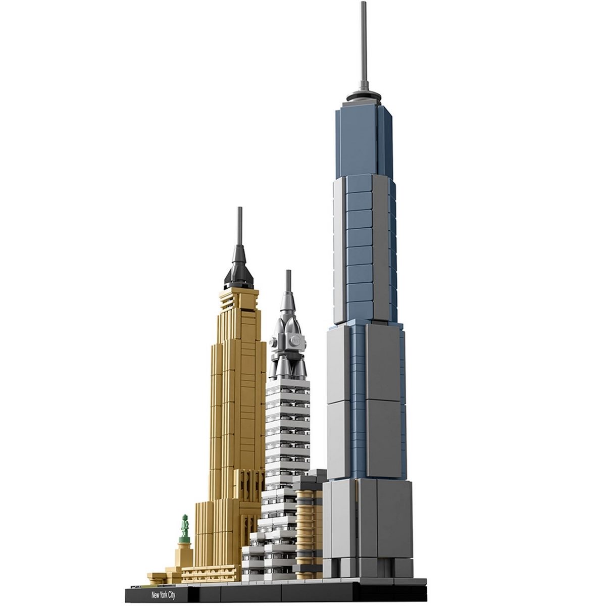 Набор LEGO® Architecture Нью-Йорк (21028) включает в себя коллекционный буклет, содержащий информацию о дизайне, архитектуре и истории.