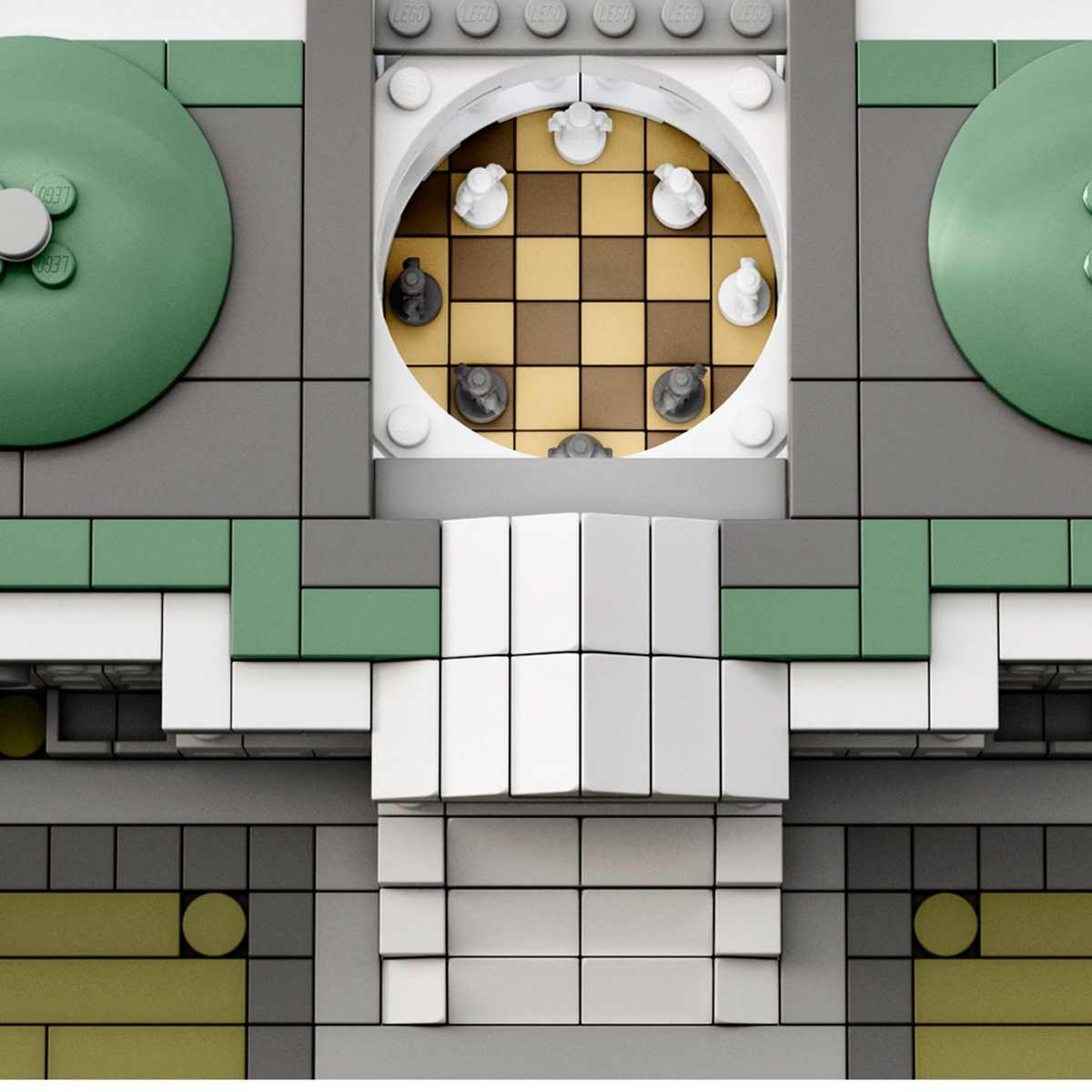 Игрушки для конструирования LEGO Architecture, включая LEGO® Капитолий (21030), совместимы со всеми наборами LEGO для творческого строительства.